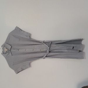 Michael Kors Pinstripe Button Up Dress size small